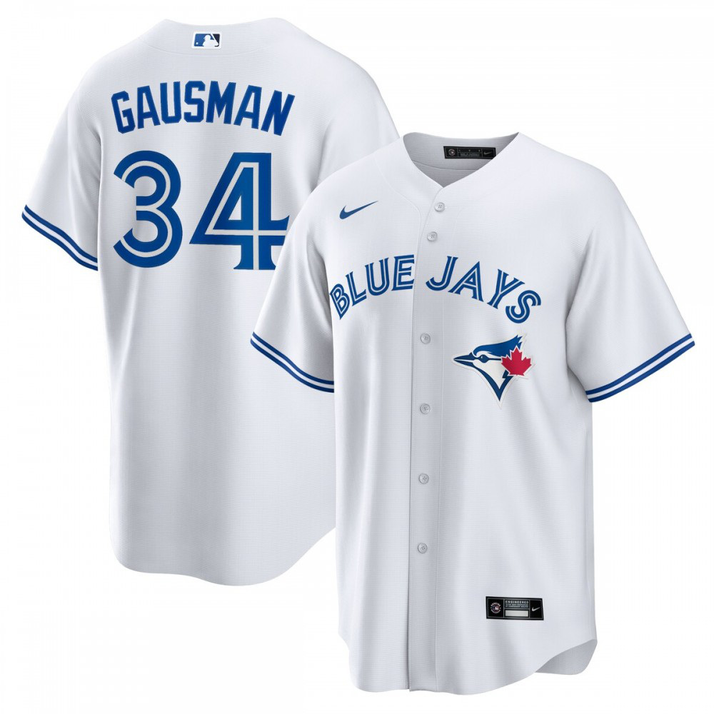 Kevin Gausman Toronto Blue Jays Home Replica Player Jersey - White-Pro Kit Vault | Brand New 26/27 Sports Jerseys